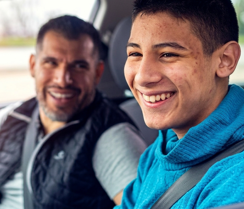Student focusing on the 4-Hour Online Defensive Driving Course from the comfort of home.