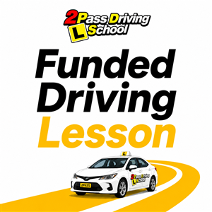 Driving School Auto Lesson Vouchers - Funded Driver Training – 1.5 Hours at 2Pass Driving School Adelaide