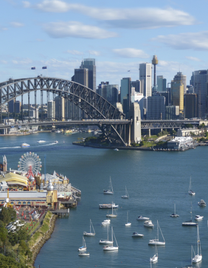 A view of NSW Sydney Harbour.