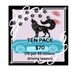 Driving School Packages - 10 x 45 Minute Automatic Lesson Pack