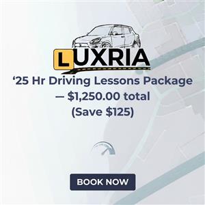 Driving School Automatic Lessons - 25 Hr Automatic Driving Lessons Package at Luxria Driving School